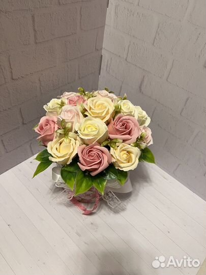 Букет из мыльных цветов