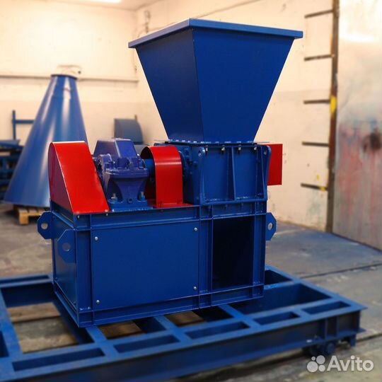 Двухвальный шредер дшв-мини 300, усиленный