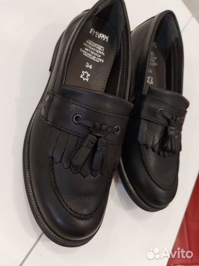 Кожаные мокасины geox