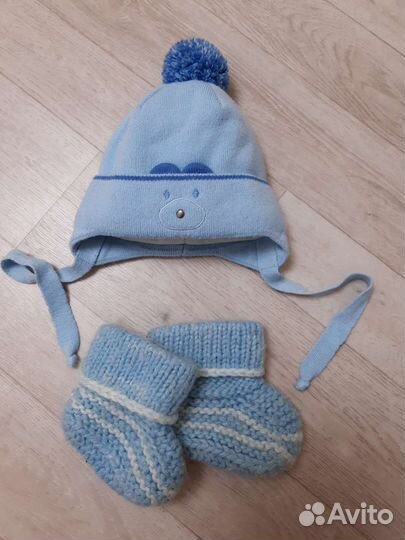 Шапка для новорожденного 42-44