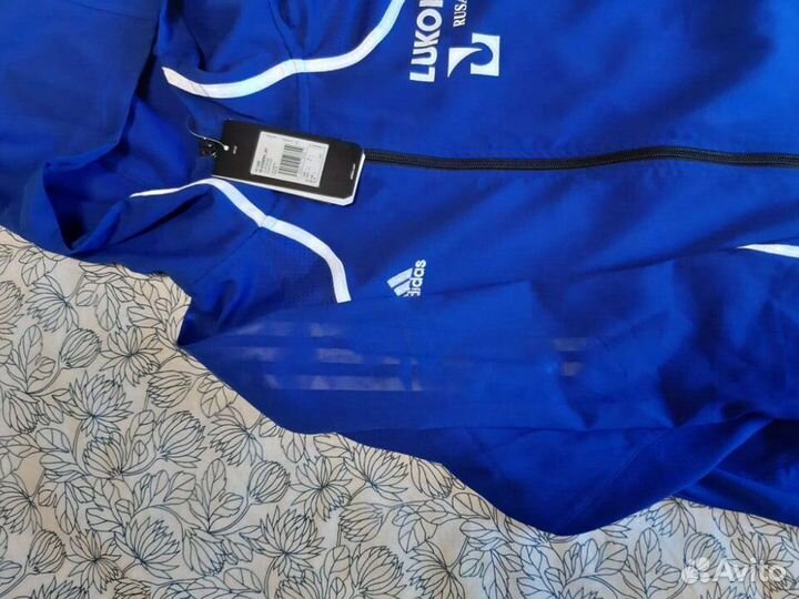 Лыж.кофта adidas Сб.России муж разм М50-52 L54-56