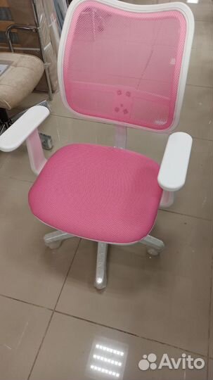 Кресло компьютерное для детской (розовое)