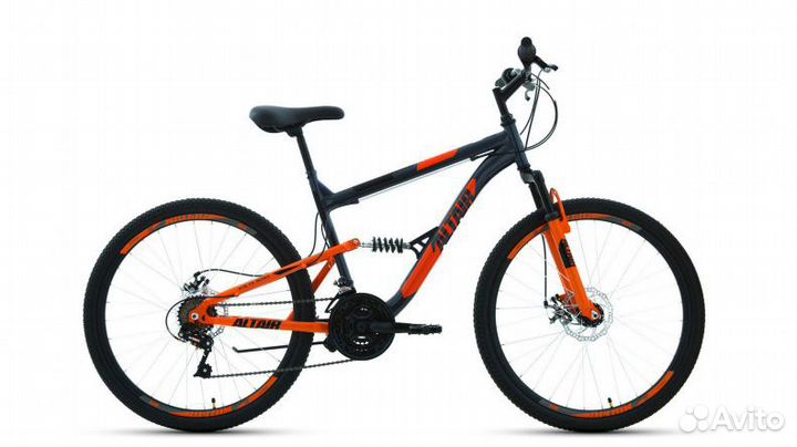 Велосипед 26 Altair MTB FS 26 disc 18ск