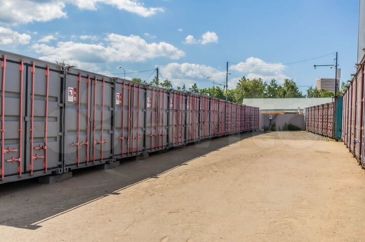 Склад контейнер 15 м² с электричеством