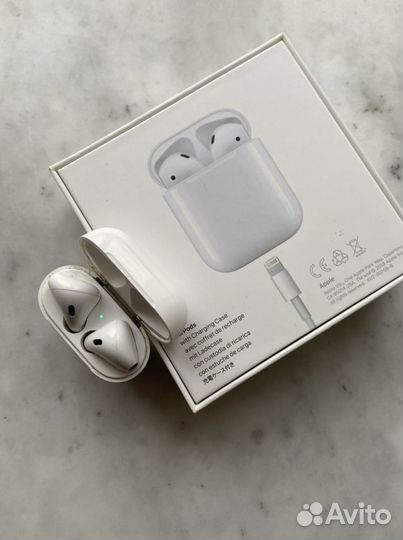 Наушники apple airpods 2 оригинал б/у