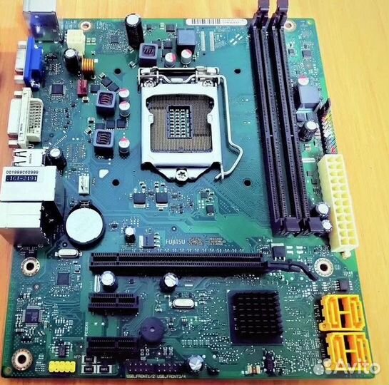 Плата 1155 Fujitsu D2990-A11 GS4 процессор