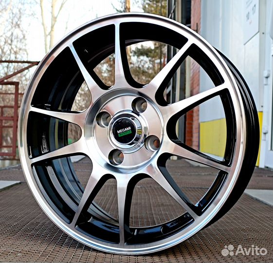 Диски Megami MGM-5 6x14/4x100 ET43 D60.1 BKF(4шт)