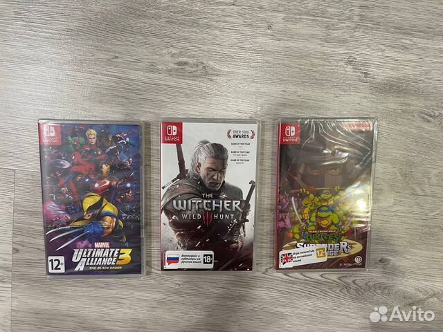 Картриджи Nintendo Switch tmnt/ Mario / Asterix