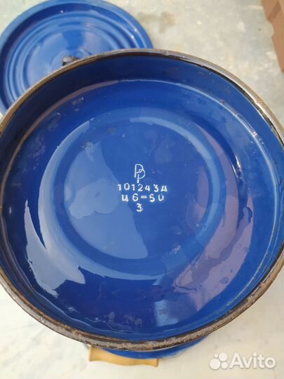 Эмалированное ведро СССР