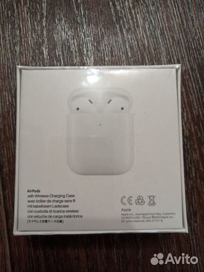 Airpods 2 новые запечатанные