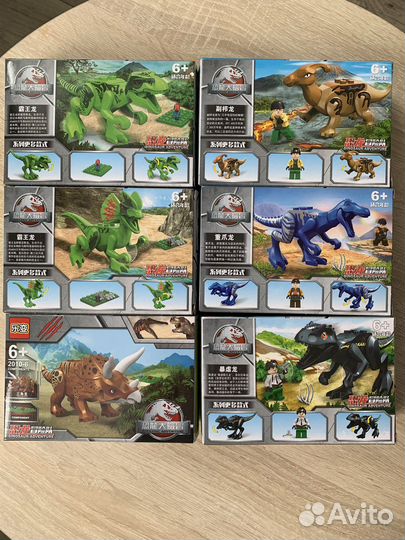 Конструктор новый динозавры