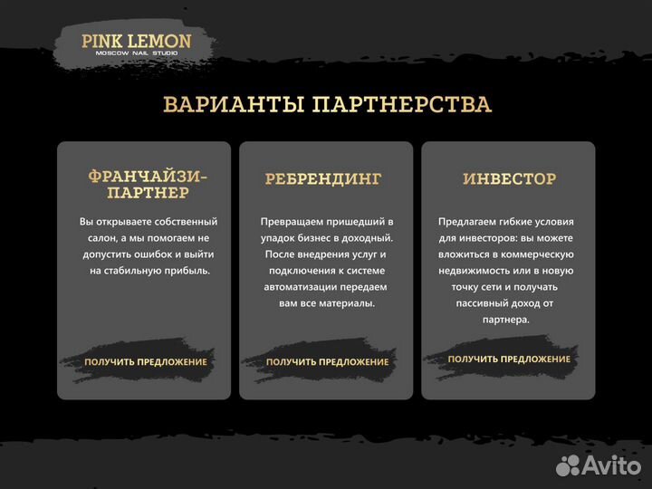 Франшиза студии красоты