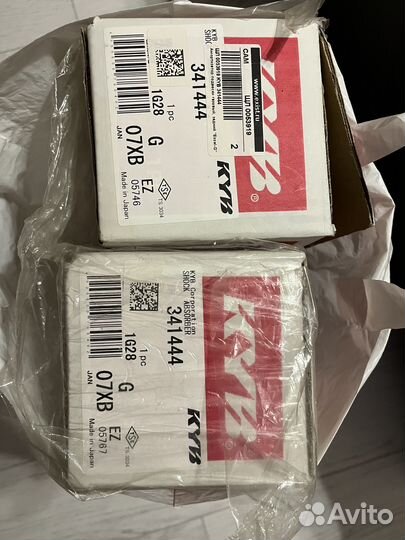 Задние амортизаторы Mitsubishi lancer 10