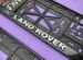 Рамка для гос номера Land Rover 2 шт надпись Ленд