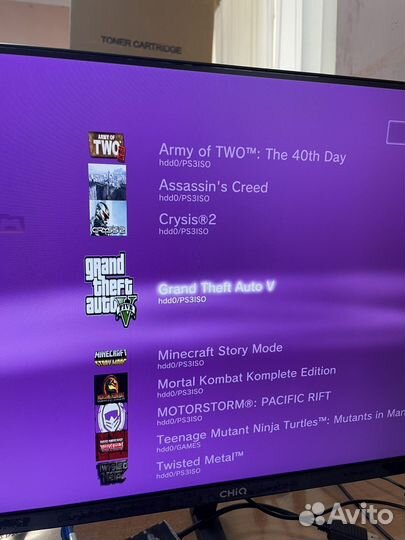 Игровая консоль Sony PS3+игры +джостики