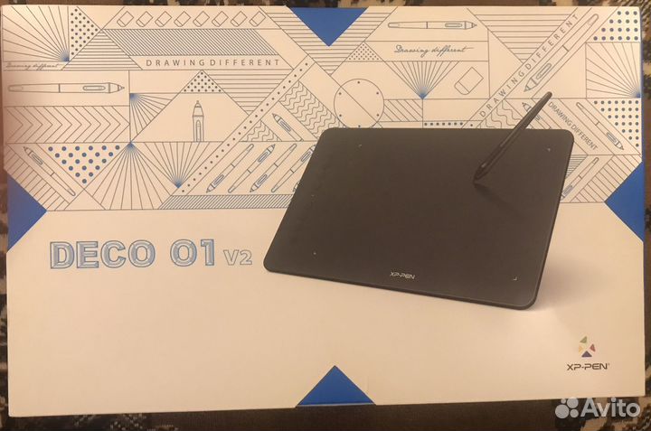 Графический планшет XP PEN deco 01 v2