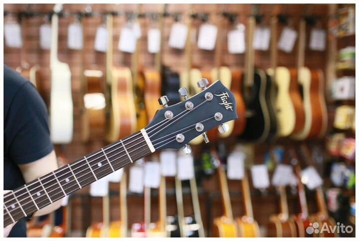 Акустическая гитара Flight D-175 BK