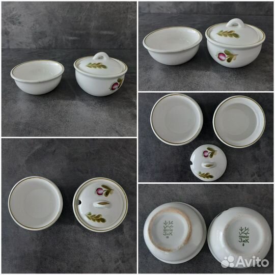 Посуда фаянс фарфор СССР, Конаково, Пролетарий