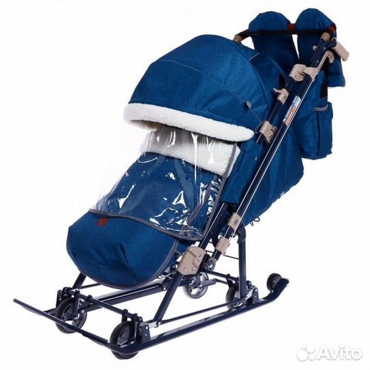 Санки-коляска ника детям 7-8К