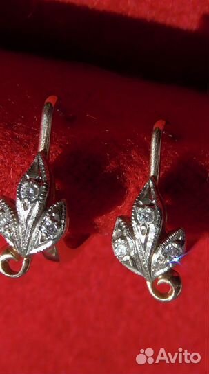 Серьги с бриллиантами 