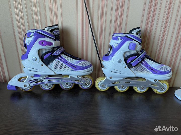 Роликовые коньки детские раздвижные