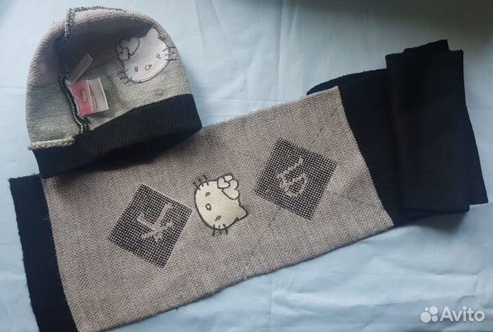 Шапка шарф Hello Kitty оригинал