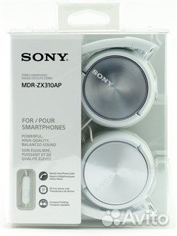 Наушники с микрофоном Sony MDR-ZX310AP