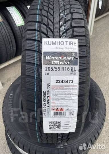 Kumho WinterCraft Ice Wi51 205/55 R16
