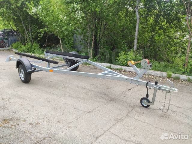 Оцинкованный лодочный прицеп для лодок (L 5,3м)