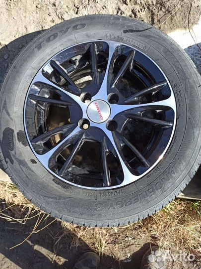 Колеса r 14 летние 175 65 литьё на hyundai getz