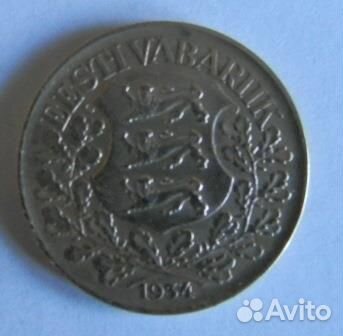 Крона Эстония 1934г