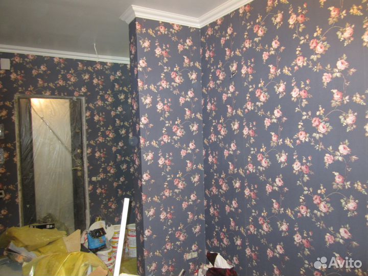 Поклейка обоев