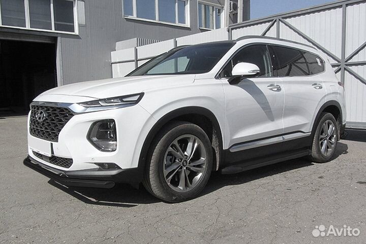 Пороги на Hyundai santa-FE (2018)