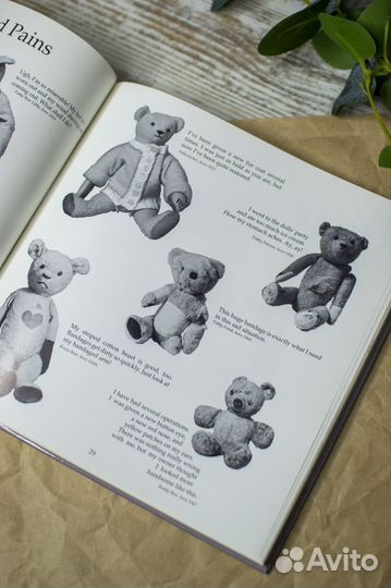 Книга винтаж Teddy bears