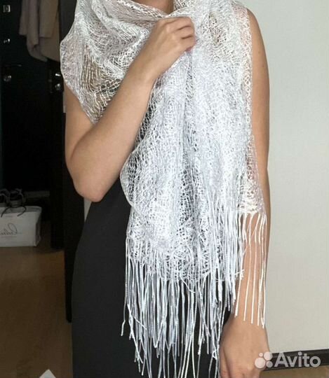 Ниспадающий платок в храм церковь, шарф, палантин