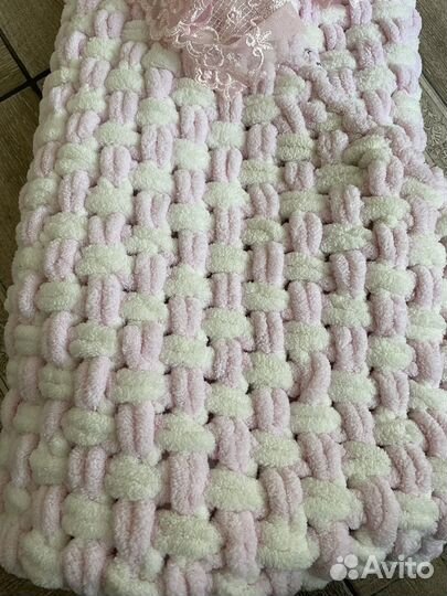 Конверт-плед на выписку для девочки