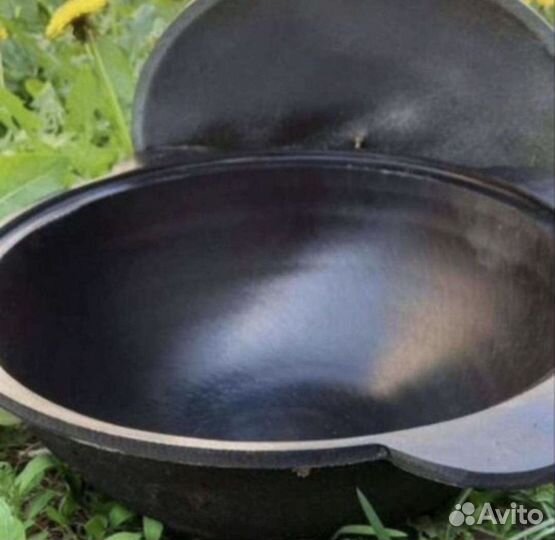 Казан чугунный узбекский 16л