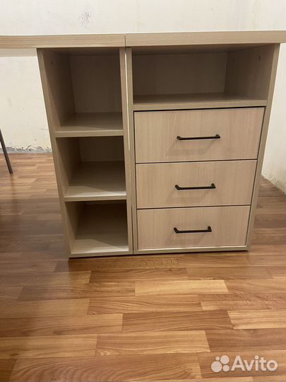 Стол письменный компьютерный угловой + тумбочка