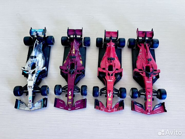 Burago 1:43 Модельки болидов Formula 1