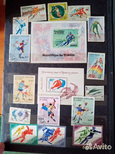 2 альбома марок