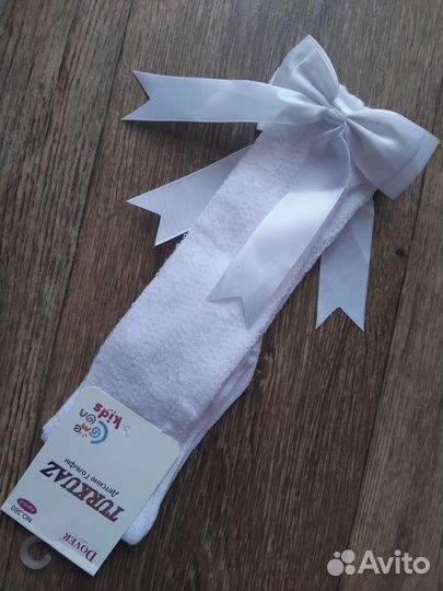 Школьный фартук + гольфы. Новые