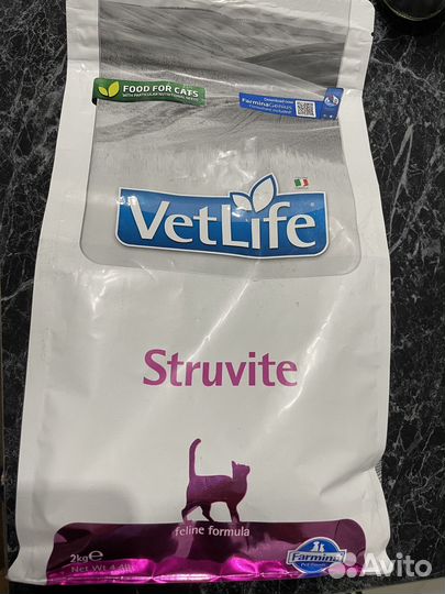 Сухой корм для кошек Farmina Vetlife Struvite