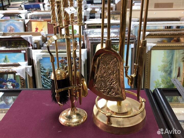 Набор из латуни для камина