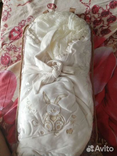 Детский конверт на выписку