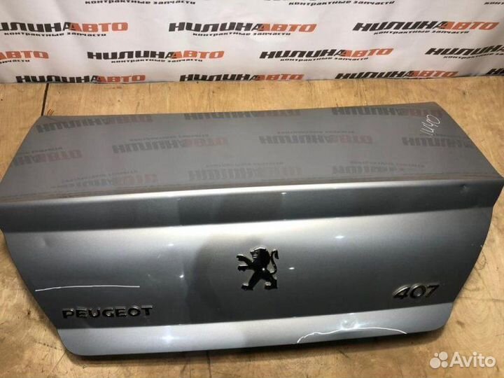 Крышка багажника Peugeot 407 седан 6D 2.0