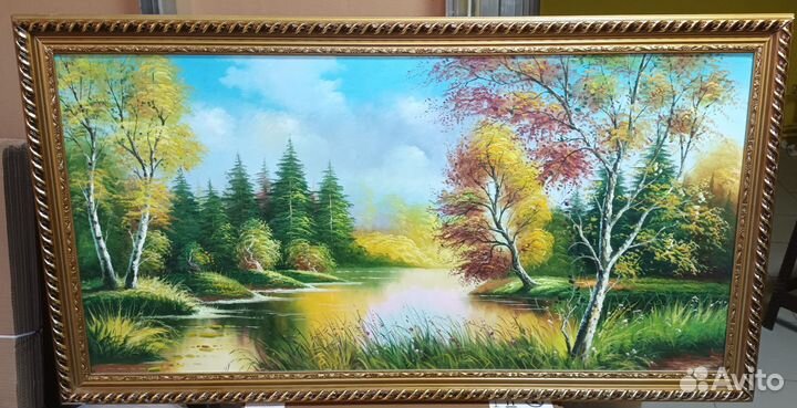 Картина маслом на холсте пейзаж