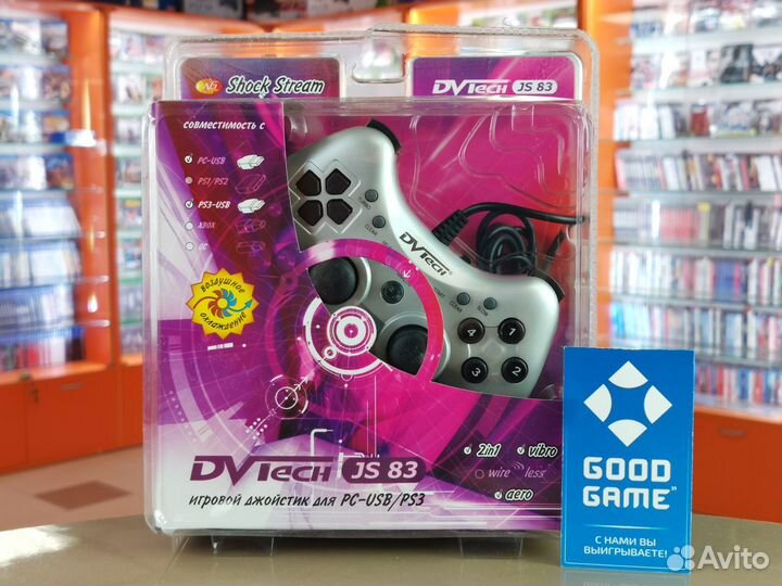 Геймпад DVTech JS 83 (PS3, PC, Retrobox). Новый