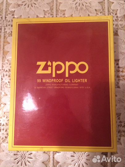 Зажигалка zippo