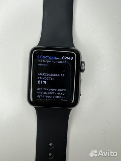 Часы apple watch 3 38 mm