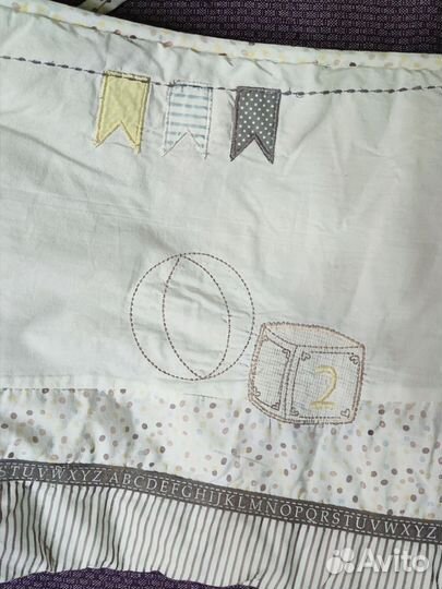 Бортики в кроватку Mothercare и позиционер